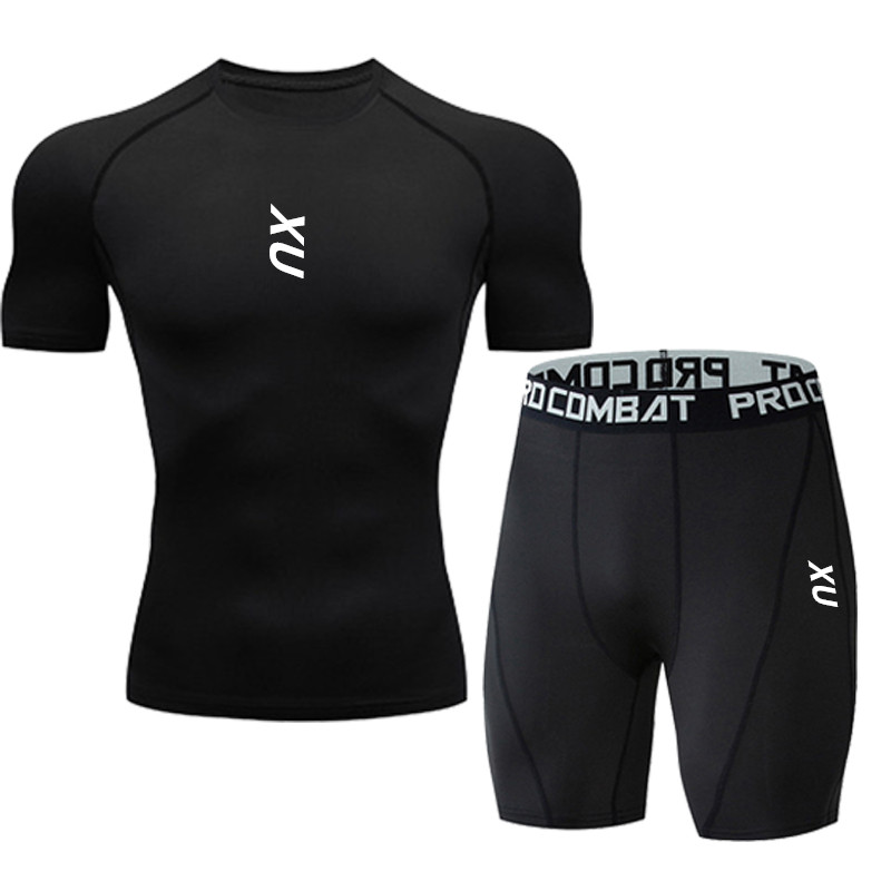 เสื้อยืดวิ่งผู้ชายแบบรัดรูป แข - T Shirt Tight Fit บทวิจารณ์และราคา