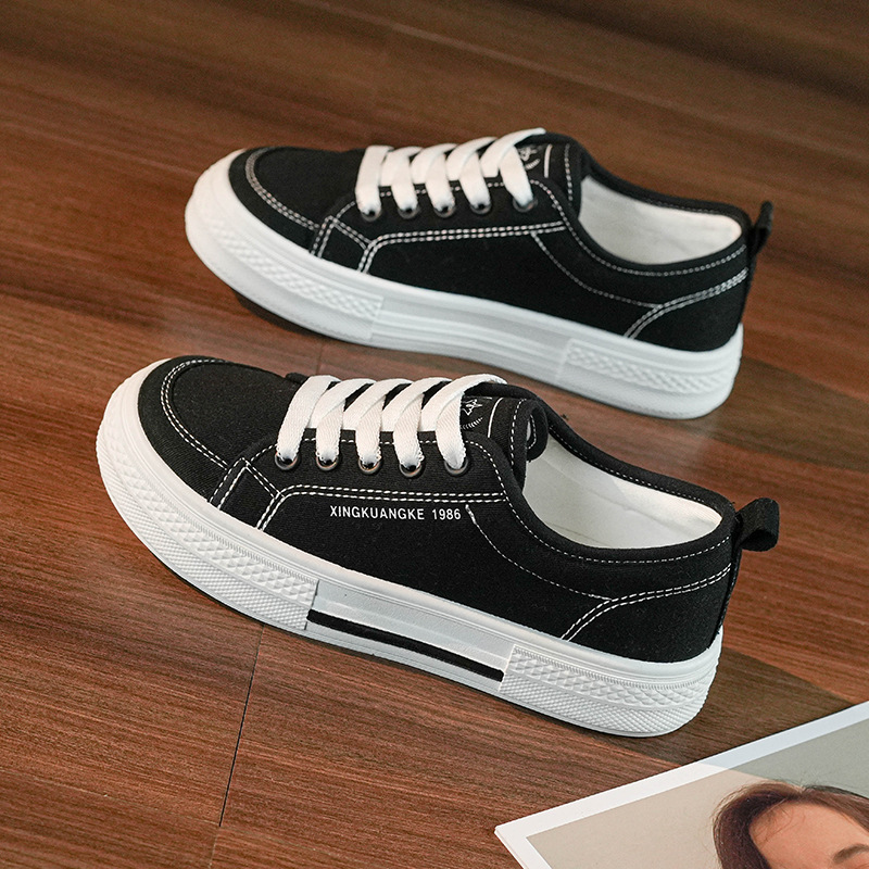 รองเท้าผ้าใบแบบสวมพื้นเรียบ รุ - Vans Shoes Old Skool บทวิจารณ์และราคา