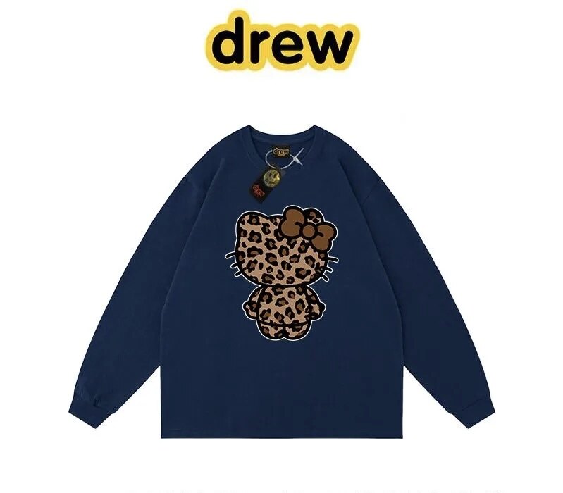 เสื้อยืดแขนยาวลายแมว Drew Hous - Base Layer Top บทวิจารณ์และราคา