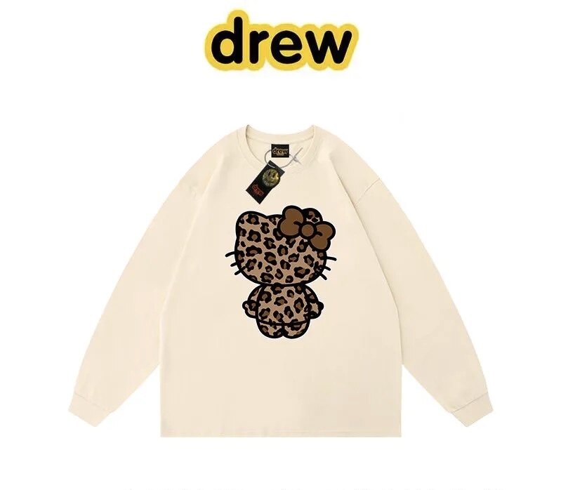 เสื้อยืดแขนยาวลายแมว Drew Hous - Base Layer Top บทวิจารณ์และราคา