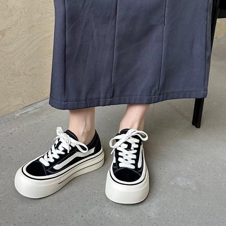 2024 ใหม่ผู้ใหญ่รองเท้าผ้าใบหญ - Vans Shoes Old Skool บทวิจารณ์และราคา