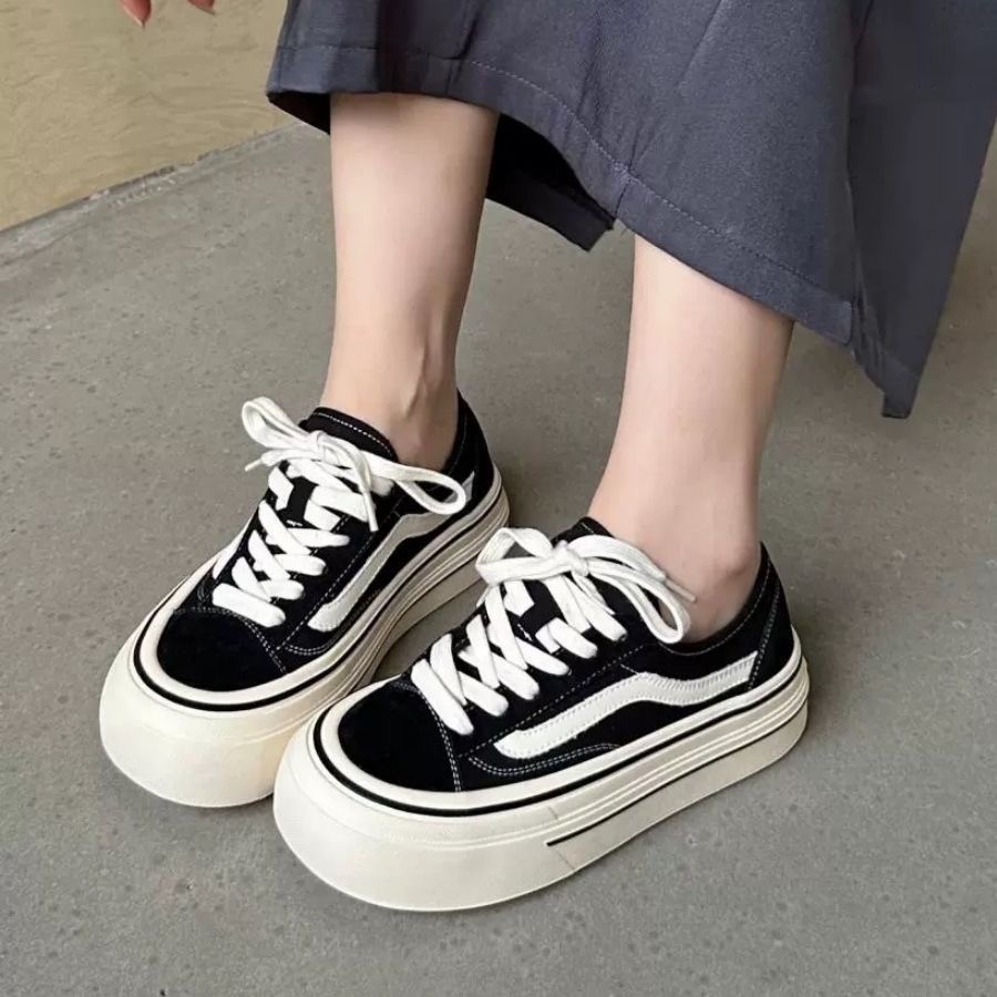 2024 ใหม่ผู้ใหญ่รองเท้าผ้าใบหญ - Vans Shoes Old Skool บทวิจารณ์และราคา