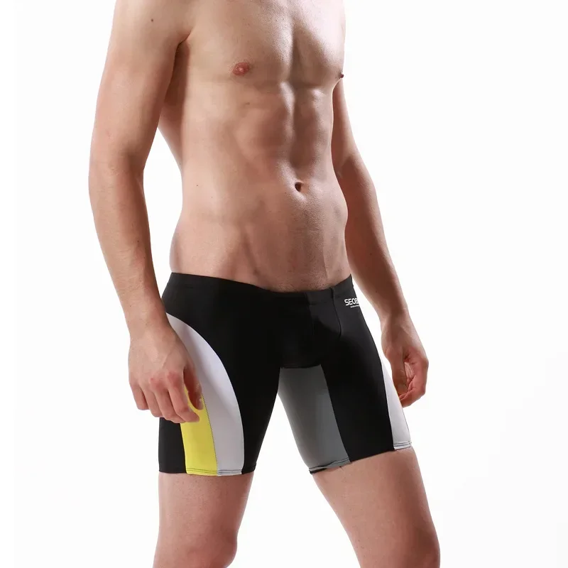 กางเกงว่ายน้ำสำหรับผู้ชาย วิ่ง - Long Leg Trunk Men บทวิจารณ์และราคา